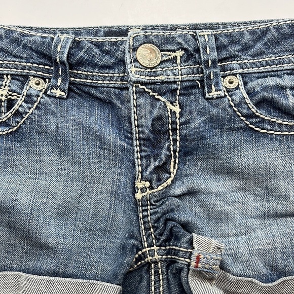 Source Of Wisdom Cuffed Low Rise Shorts Size 3 - Picture 15 of 16